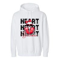 Heart Breaker Funny Couple Cute Matching Couple Garment-Dyed Fleece Hoodie