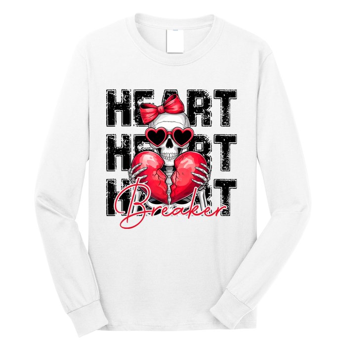 Heart Breaker Funny Couple Cute Matching Couple Long Sleeve Shirt