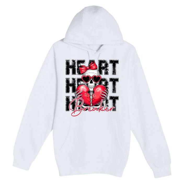 Heart Breaker Funny Couple Cute Matching Couple Premium Pullover Hoodie