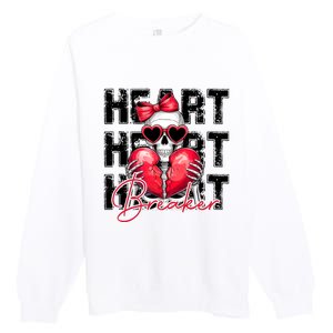 Heart Breaker Funny Couple Cute Matching Couple Premium Crewneck Sweatshirt