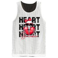 Heart Breaker Funny Couple Cute Matching Couple Mesh Reversible Basketball Jersey Tank