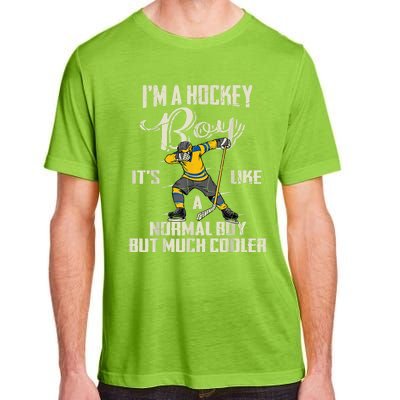 Hockey Boy Funny Gift Funny Dabbing Player Gift Boys Kids Bzr Great Gift Adult ChromaSoft Performance T-Shirt