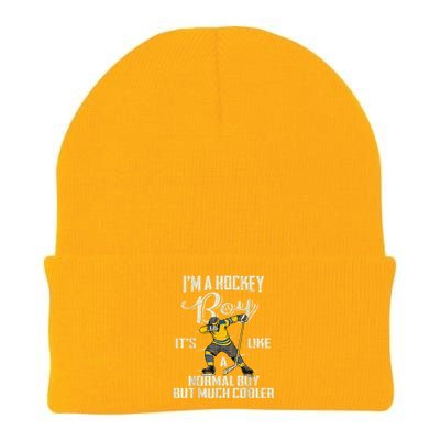 Hockey Boy Funny Gift Funny Dabbing Player Gift Boys Kids Bzr Great Gift Knit Cap Winter Beanie