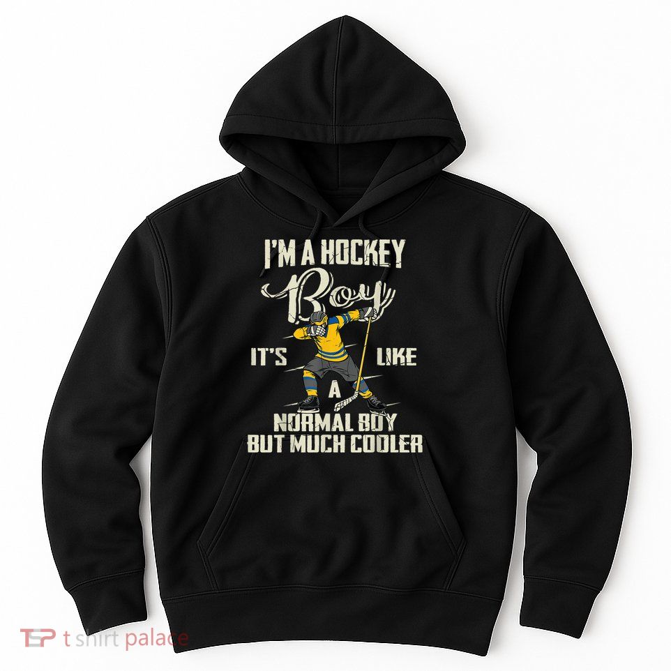 Hockey Boy Funny Gift Funny Dabbing Player Gift Boys Kids Bzr Great Gift Hoodie