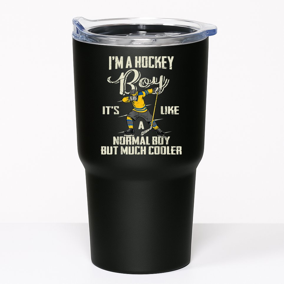 Hockey Boy Funny Gift Funny Dabbing Player Gift Boys Kids Bzr Great Gift Tumbler