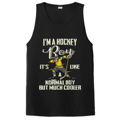 Hockey Boy Funny Gift Funny Dabbing Player Gift Boys Kids Bzr Great Gift PosiCharge Competitor Tank