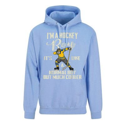 Hockey Boy Funny Gift Funny Dabbing Player Gift Boys Kids Bzr Great Gift Unisex Surf Hoodie