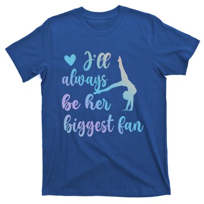 Her Biggest Fan Gymnastics Mom Of Gymnast Mama Cute Gift T-Shirt