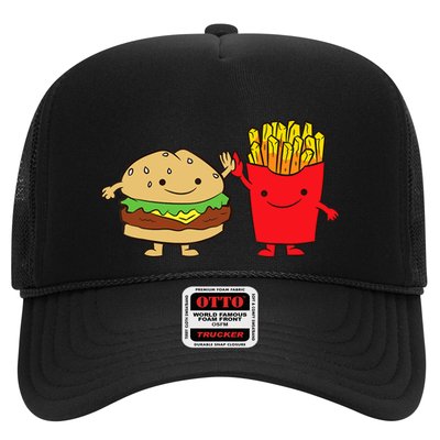 Hamburger Burger Fast Food French Fries Trucker Hat