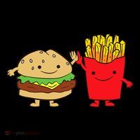 Hamburger Burger Fast Food French Fries Visor