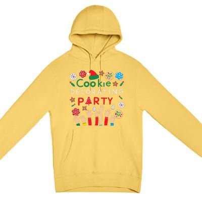 Holiday Baking Family Cookie Decorating Party Fun Premium Pullover Hoodie