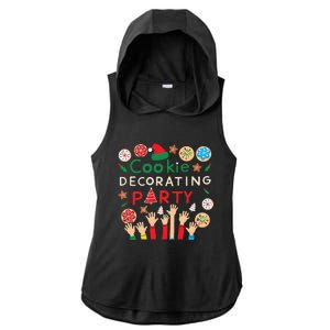 Holiday Baking Family Cookie Decorating Party Fun Ladies PosiCharge Tri-Blend Wicking Draft Hoodie Tank