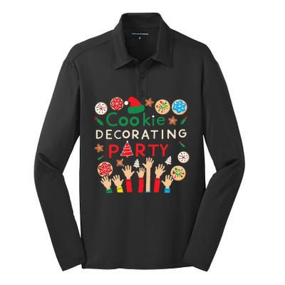 Holiday Baking Family Cookie Decorating Party Fun Silk Touch Performance Long Sleeve Polo