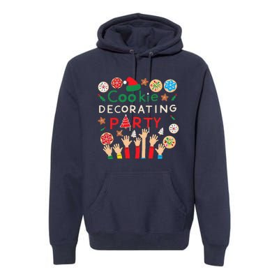 Holiday Baking Family Cookie Decorating Party Fun Premium Hoodie