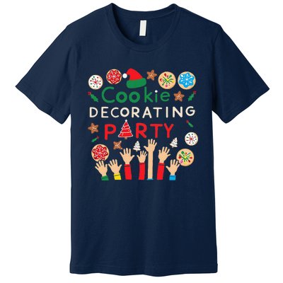 Holiday Baking Family Cookie Decorating Party Fun Premium T-Shirt