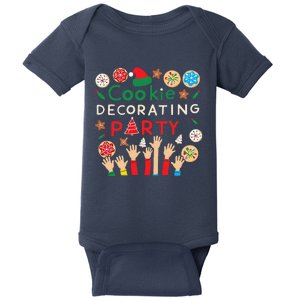 Holiday Baking Family Cookie Decorating Party Fun Baby Bodysuit