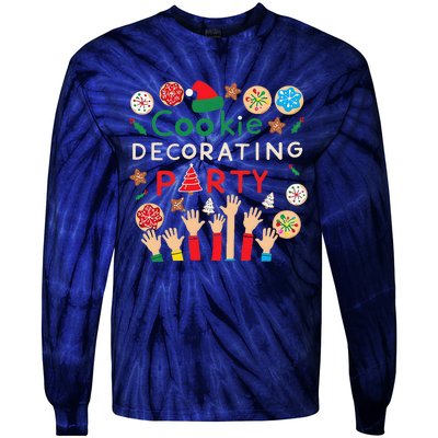 Holiday Baking Family Cookie Decorating Party Fun Tie-Dye Long Sleeve Shirt