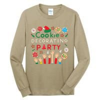 Holiday Baking Family Cookie Decorating Party Fun Tall Long Sleeve T-Shirt