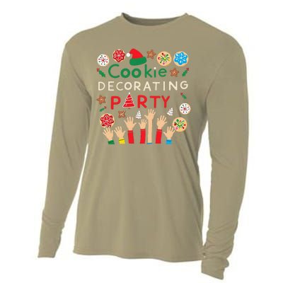 Holiday Baking Family Cookie Decorating Party Fun Cooling Performance Long Sleeve Crew