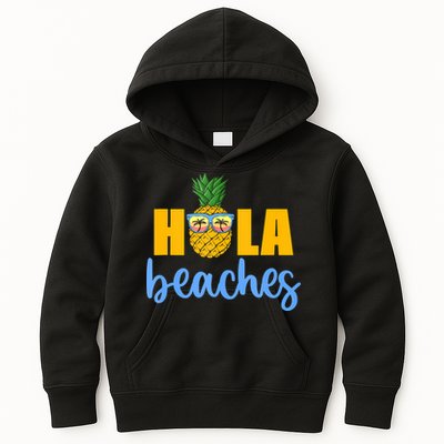 Hola Beaches Funny Beach Vacation Summer For Kids Hoodie