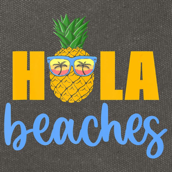 Hola Beaches Funny Beach Vacation Summer For Cotton Canvas Backpack