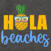 Hola Beaches Funny Beach Vacation Summer For Vector Backpack