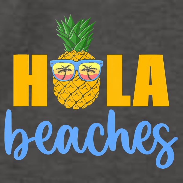 Hola Beaches Funny Beach Vacation Summer For Vector Backpack