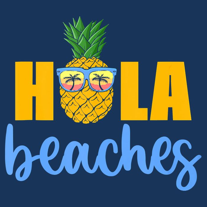 Hola Beaches Funny Beach Vacation Summer For Infant Baby Jersey Bodysuit