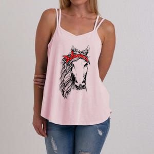 Horse Bandana for Horseback Riding Horse Lover Women's Strappy Tank