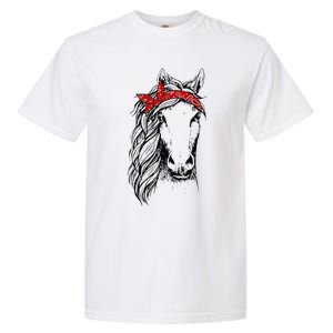 Horse Bandana for Horseback Riding Horse Lover Garment-Dyed Heavyweight T-Shirt