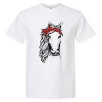 Horse Bandana for Horseback Riding Horse Lover Garment-Dyed Heavyweight T-Shirt