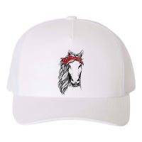 Horse Bandana for Horseback Riding Horse Lover Yupoong Adult 5-Panel Trucker Hat