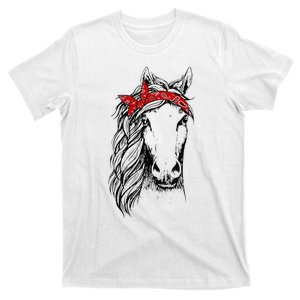 Horse Bandana for Horseback Riding Horse Lover T-Shirt