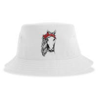 Horse Bandana for Horseback Riding Horse Lover Sustainable Bucket Hat