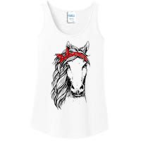 Horse Bandana for Horseback Riding Horse Lover Ladies Essential Tank