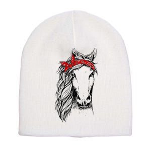 Horse Bandana for Horseback Riding Horse Lover Short Acrylic Beanie