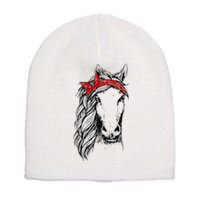 Horse Bandana for Horseback Riding Horse Lover Short Acrylic Beanie