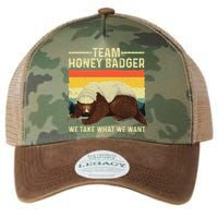 Honey Badger For Ratel Honey Badger Lover Legacy Tie Dye Trucker Hat