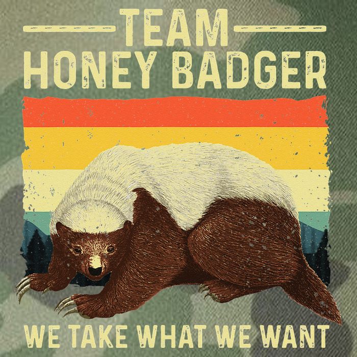 Honey Badger For Ratel Honey Badger Lover Legacy Tie Dye Trucker Hat