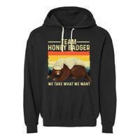 Honey Badger For Ratel Honey Badger Lover Garment-Dyed Fleece Hoodie