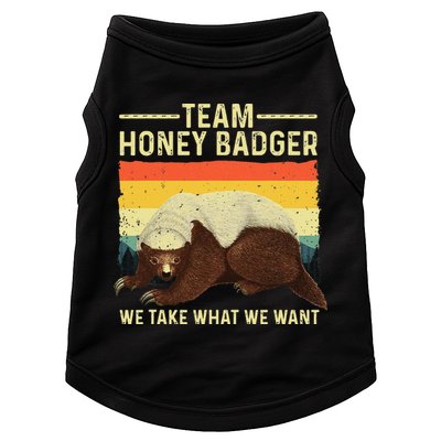 Honey Badger For Ratel Honey Badger Lover Doggie Tank