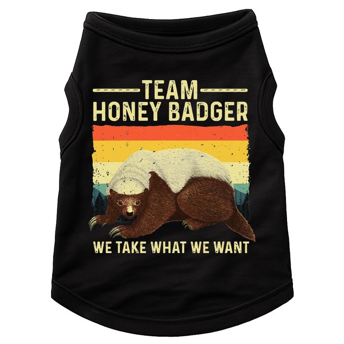 Honey Badger For Ratel Honey Badger Lover Doggie Tank