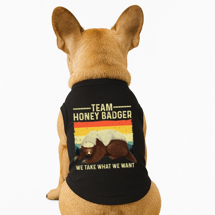 Honey Badger For Ratel Honey Badger Lover Doggie Tank