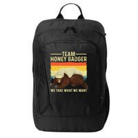 Honey Badger For Ratel Honey Badger Lover City Backpack