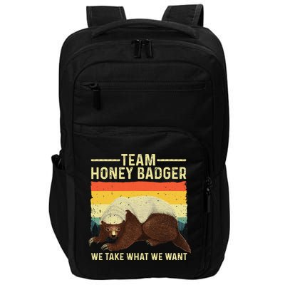 Honey Badger For Ratel Honey Badger Lover Impact Tech Backpack
