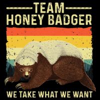 Honey Badger For Ratel Honey Badger Lover 7-Panel Snapback Hat