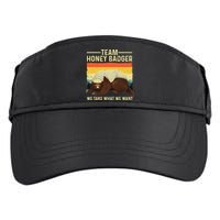 Honey Badger For Ratel Honey Badger Lover Adult Drive Performance Visor
