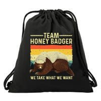 Honey Badger For Ratel Honey Badger Lover Drawstring Bag