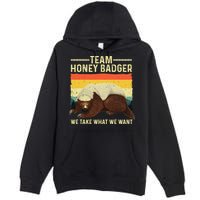 Honey Badger For Ratel Honey Badger Lover Premium Pullover Hoodie