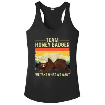 Honey Badger For Ratel Honey Badger Lover Ladies PosiCharge Competitor Racerback Tank